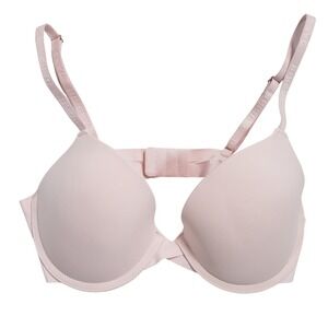 Danskin Intimates Pink 34C Lightly Padded T-Shirt Bra Style 214116